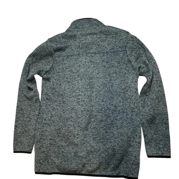 Simply Southern Womens Gray Pullover Fleece Sweatshirt Size Medium 1/4 Snap - Picture 6 of 11